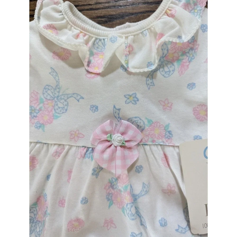 New!! Nwt Vintage Girls Dress & Bloomers Carter's Size 6-9 Mo Made In USA OUTFIT